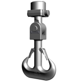 Fork head ramshorn hook /-suspension